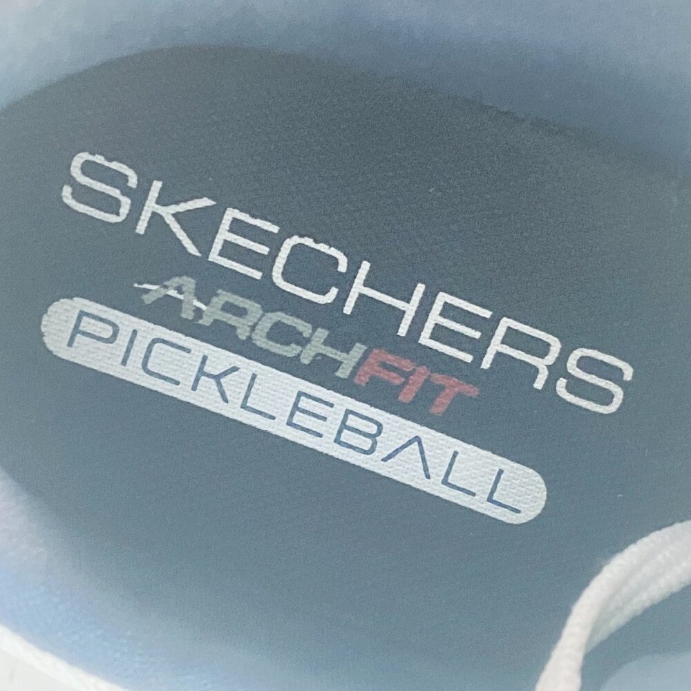 Skechers Go Train Arch Fit Viper Court-Pickleball (White/Navy) Tennis for Mens - Picture 8 of 17